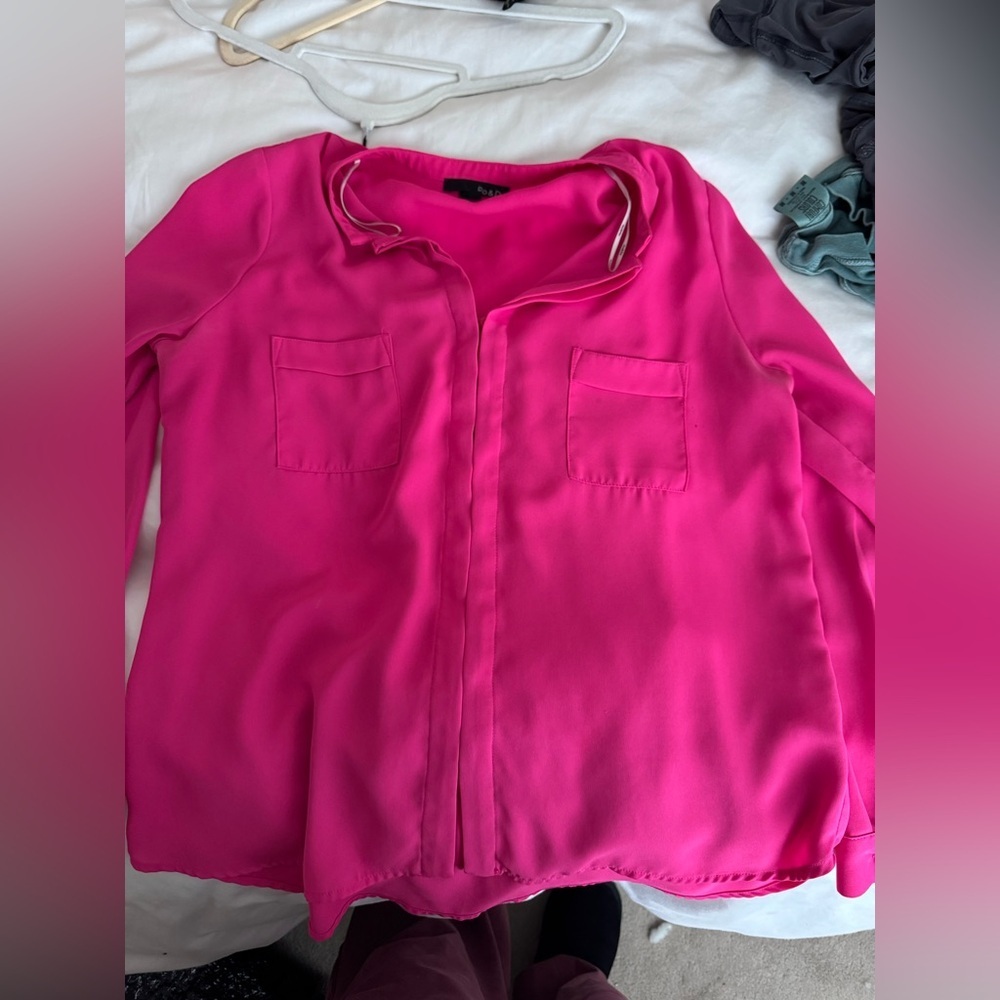 Pink Front Closet Dress Top